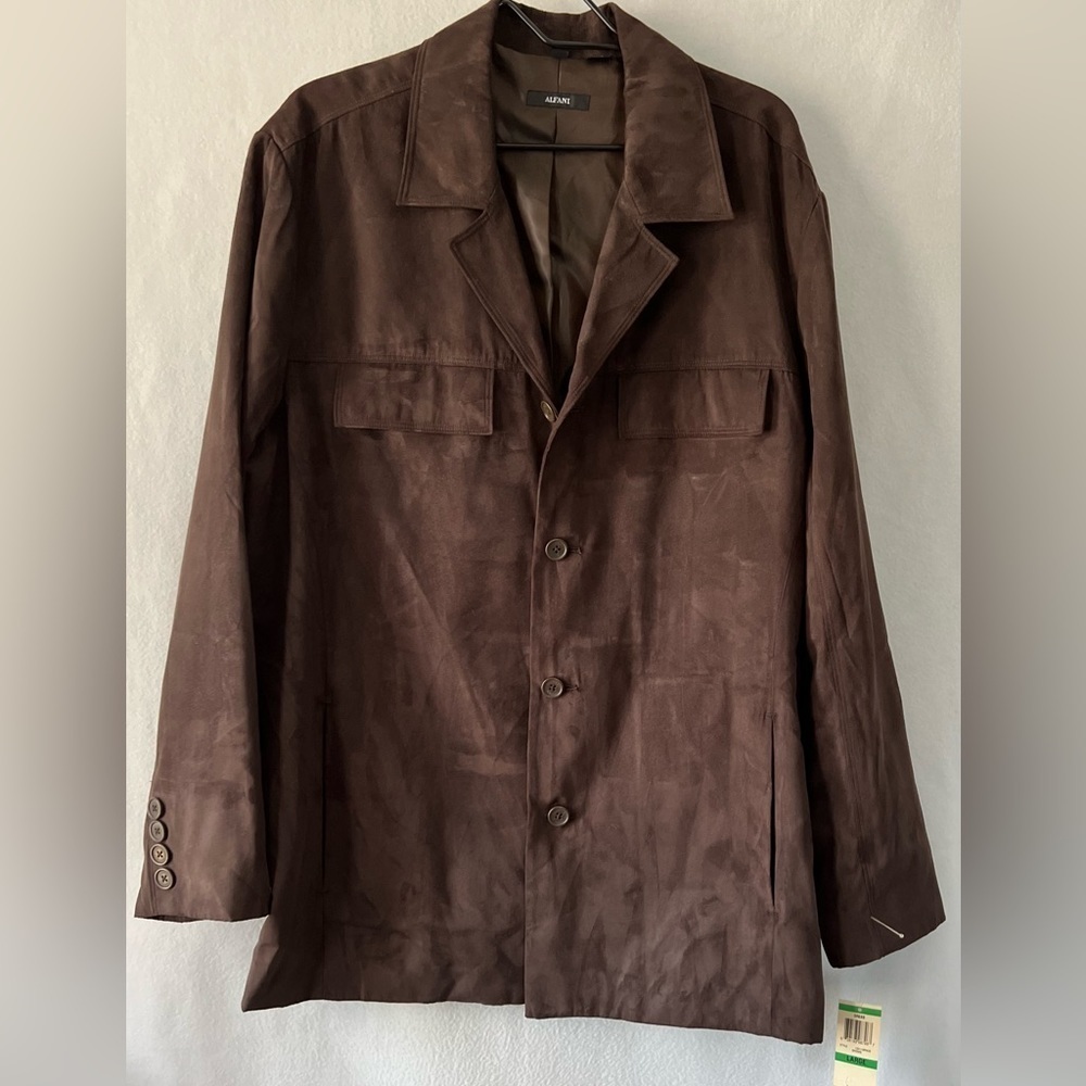 Men’s Alfani Size Large Brown (very lightweight) Jacket
